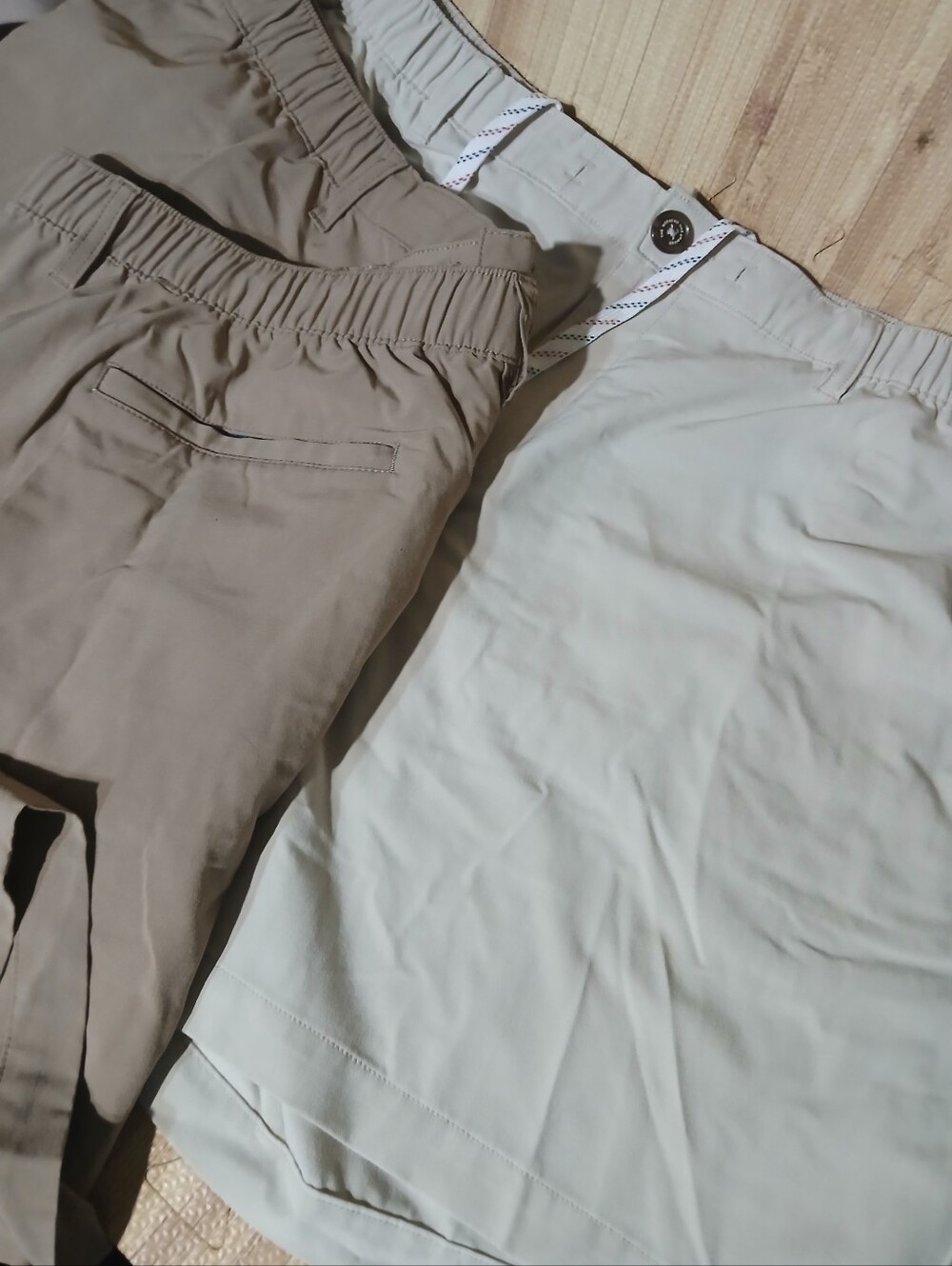 2 pairs  Chubbies Everywear Shorts Mens Xxxl Khaki Tan & brown 6 Inch Inseam